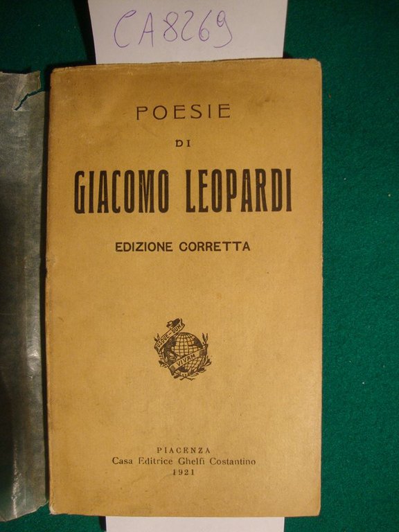 Poesie di Giacomo Leopardi (Edizione corretta)