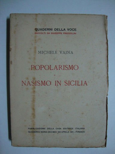 Popolarismo, nasismo in Sicilia | Immagine Gallery 2