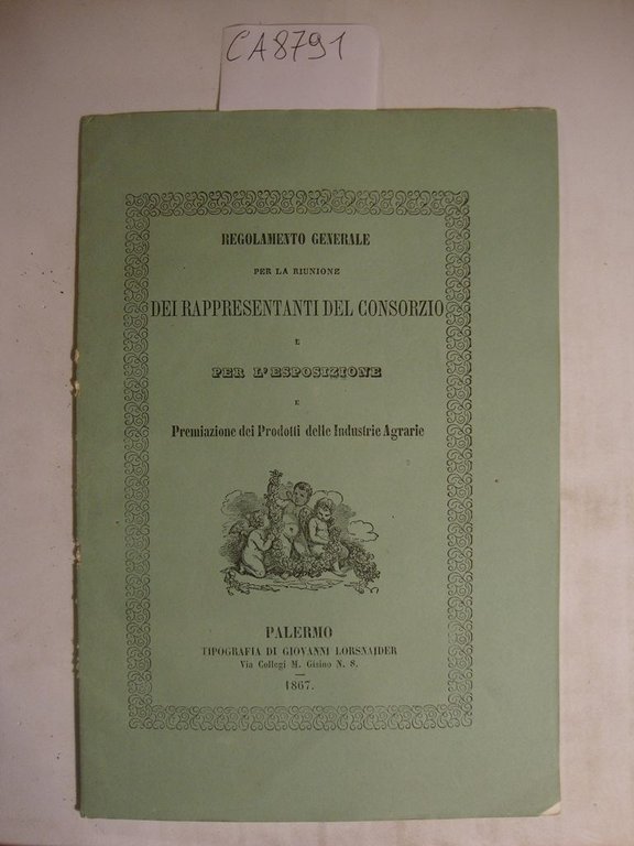 Regolamento generale per la riunione dei rappresentanti del Consorzio e …