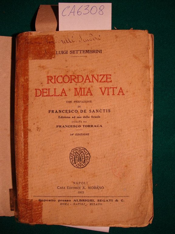 Ricordanze della mia vita | Immagine Gallery 2