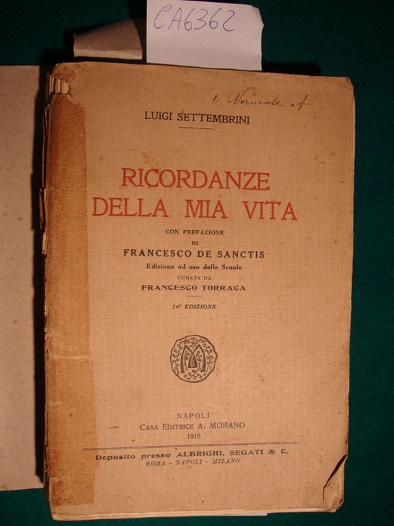Ricordanze della mia vita