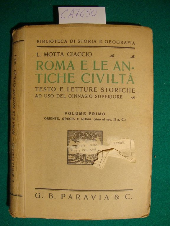 Roma e le antiche civiltà - Testo e letture storiche …