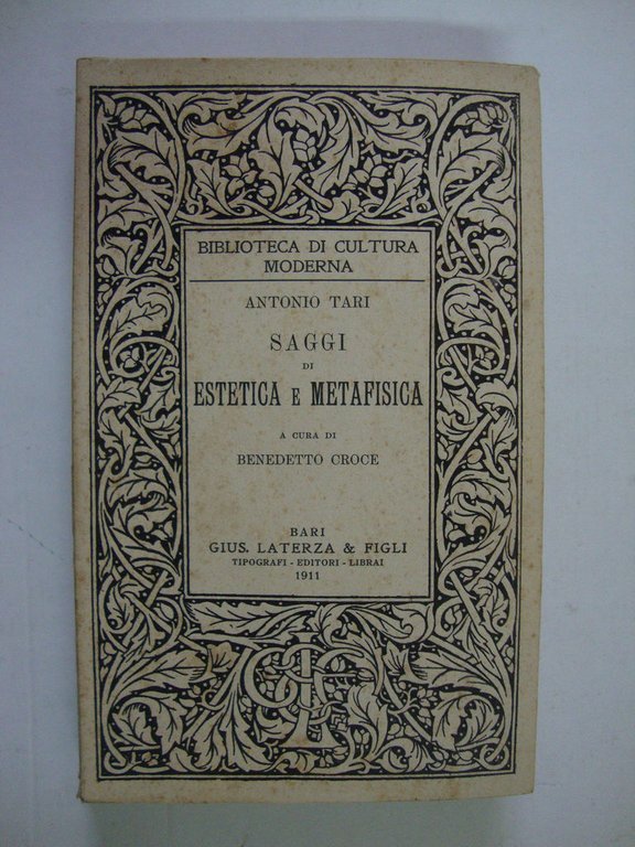 Saggi di estetica e metafisica