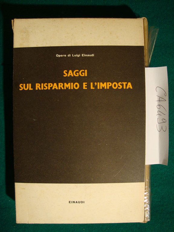 Saggi sul risparmio e l'imposta