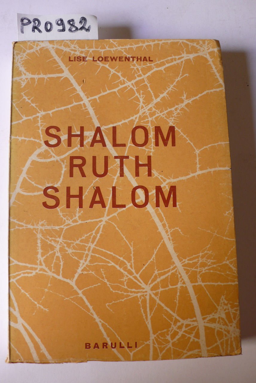 Shalom Ruth Shalom, romanzo