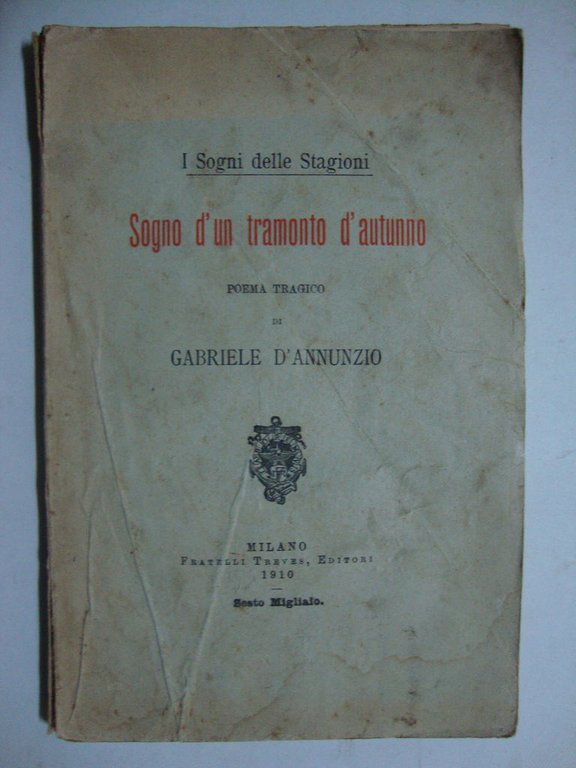 Sogno d'un tramonto d'Autunno (Poema tragico)
