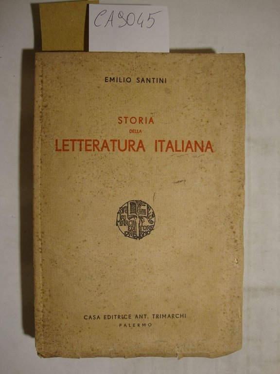 Storia della letteratura italiana