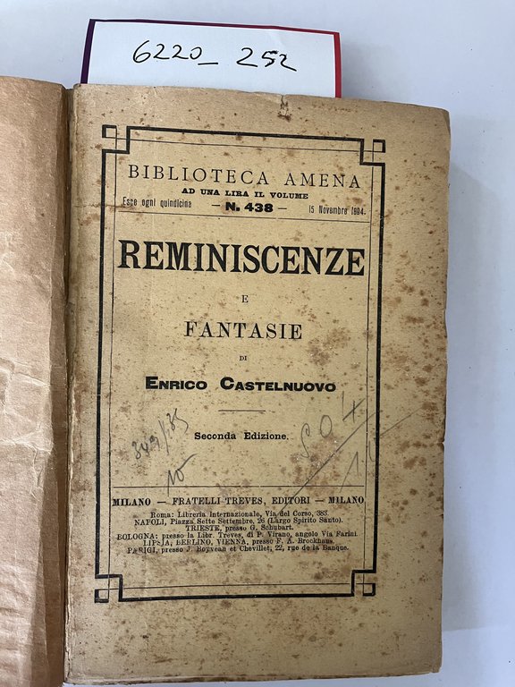 Storia immorale (Romanzo spagnuolo)