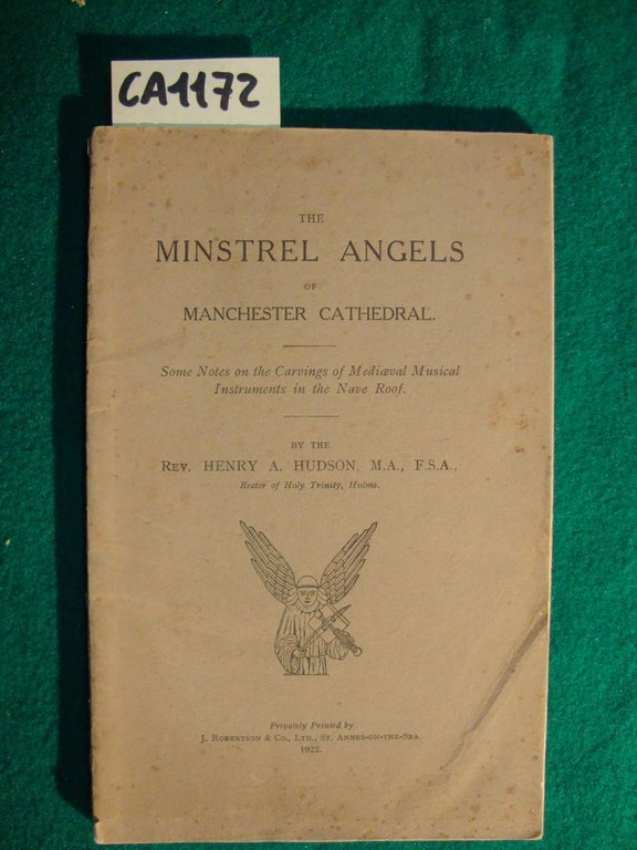 The minstrel Angels of Manchester Cathedral - Some Notes on …