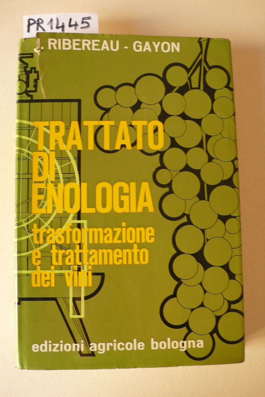 Trattato di enologia vol.II, trasformazione e trattamento dei vini | Immagine principale
