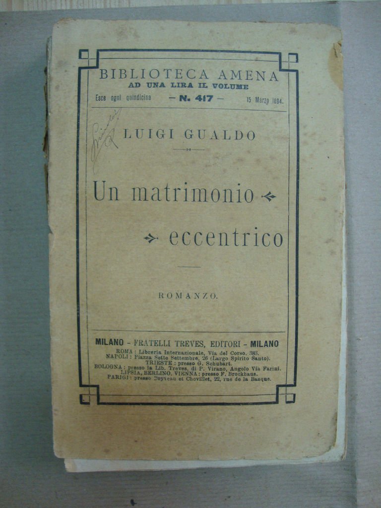 Un matrimonio eccentrico