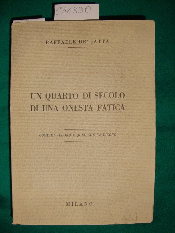 Un quarto di secolo di una onesta fatica - Come … | Immagine Gallery 2