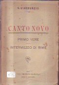 CANTO NOVO- PRIMO VERE - INTERMEZZO DI RIME