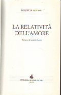 LA RELATIVITA' DELL' AMORE