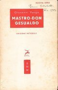 MASTRO DON GESUALDO- EDIZIONE INTEGRALE