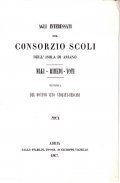 AGLI INTERESSATI NEL CONSORZIO SCOLI DELL'ISOLA DI ARIANO - MALI …