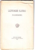 ANTICHE LAUDI CADORINE