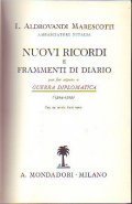 NUOVI RICORDI E FRAMMENTI DI DIARIO per far seguito a …