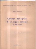 CARATTERI DEMOGRAFICI DI UN CEPPO POLESANO- dal 1660 al 1800