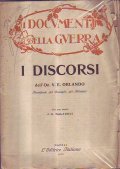 I DISCORSI DELL' On. V. E. ORLANDO- I DISCORSI DELLA GUERRA