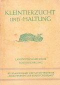 KLEINTIERZUCHT UND HALTUNG- LANDWIRTSCHAFTLICHER SONDERLEHRGANG