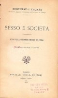 SESSO E SOCIETA'- STUDII SULLA PSICOLOGIA SOCIALE DEL SESSO