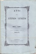 ATTI DELL' ATENEO VENETO- ANNO ACCADEMICO 1873-1874