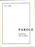PAROLE- POESIE 'Per un diario'