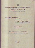 REGOLAMENTO SUI SEGNALI