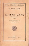 LA NUOVA LOGICA- NOVUM ORGANUM LIBRO I