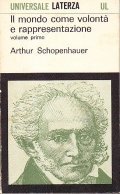 IL MONDO COME VOLONTA' E RAPPRESENTAZIONE- 2 VOLUMI