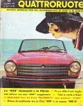 QUATTRORUOTE NOVEMBRE 1960 N. 11- RIVISTA MENSILE PER GLI AUTOMOBILISTI …