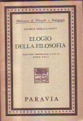 ELOGIO DELLA FILOSOFIA