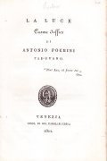 LA LUCE CARMEN SAFFICO DI ANTONIO POCHINI PADOVANO