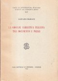 LA GIOVANE NARRATIVA ITALIANA TRA DOCUMENTO E POESIA