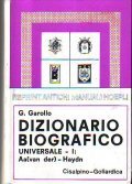 DIZIONARIO BIOGRAFICO UNIVERSALE (2 VOLUMI)- REPRINT ANTICHI MANUALI HOEPLI Aa …