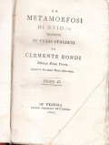LE METAMORFOSI DI OVIDIO TOMO II- TRADOTTE IN VERSI ITALIANI …