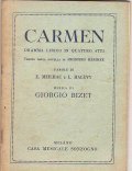 CARMEN - DRAMMA LIRICO IN QUATTRO ATTI