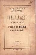 IL PRIMO PASSO UNA PAGINA DELLE MEMORIE DI CARLO GOLDONI …