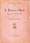 S. FRANCESCO D'ASSISI NELL'ARTE, NELLA STORIA E NELLA CHIESA- CONFERENZA …