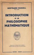 INTRODUCTION A LA PHILOSOPHIE MATEMATIQUE
