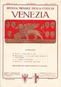 RIVISTA MENSILE DELLA CITTA' DI VENEZIA 1927 ANNO VI N. …