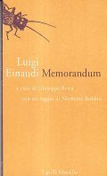 MEMORANDUM- A CURA DI GIUSEPPE BERTA CON UN SAGGIO DI …