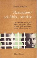 NAZIONALISMO NELL'AFRICA COLONIALE