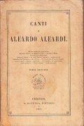 CANTI DI ALEARDO ALEARDI- VOLUME UNICO