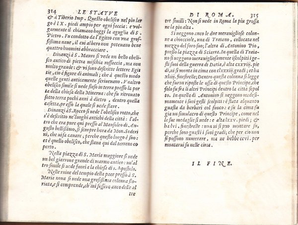 LE ANTICHITA DELLA CITTA DI ROMA BREVISSIMAMENTE RACCOLTE DA CHIUNQUE …