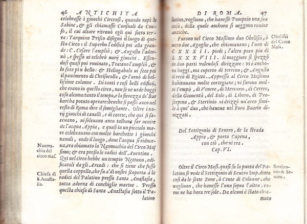 LE ANTICHITA DELLA CITTA DI ROMA BREVISSIMAMENTE RACCOLTE DA CHIUNQUE …