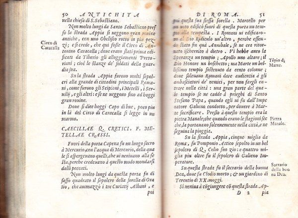 LE ANTICHITA DELLA CITTA DI ROMA BREVISSIMAMENTE RACCOLTE DA CHIUNQUE …