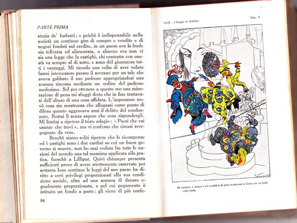 I VIAGGI DI GULLIVER VOLUME 1- ILLUSTRAZIONI DI GUSTAVINO FREGI …