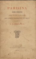 PARISINA- POEMA SINFONICO COMPOSTO SULLA POESIA DI EGUAL SOGGETTO DI …